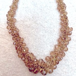 💖BOGO FREE💖 Champagne beaded necklace